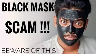 charcoal black mask results | how to use charcoal black mask benefits | black face mask gone wrong