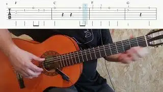 Rod Stewart - Maggie May | Easy Guitar Tutorial (Tab) / Melodía  Fácil Guitarra