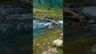 Local Wooden Bridge at Anakar Valley Maidan Banda Kalam Swat.