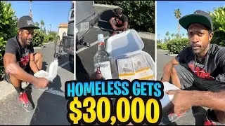 Millionaire blessed homeless who went to foster care and made me cry
