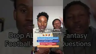 Do you have BURNING start/sit questions or overall questions for week 7 of the fantasy football