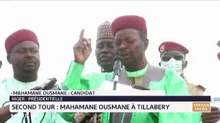 Second tour au Niger: Mahamane Ousmane &agrave; Tillabery