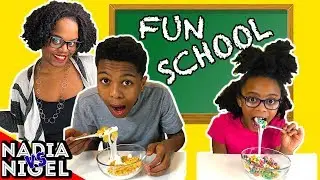FUN SCHOOL Cereal Slime Challenge! Ultimate Toy School