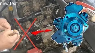 Замена топливного насоса высокого давления дизельного двигателя