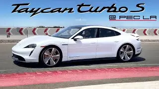 Driving the 750HP Taycan Turbo S at the Porsche Experience Center LA
