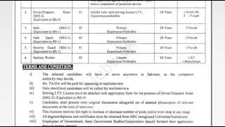 Daily Government Jobs - June 2020. Updated Pakistan Jobs Portal