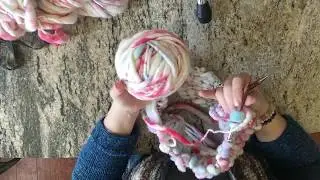 how to knit confidently with chunky handspun yarn