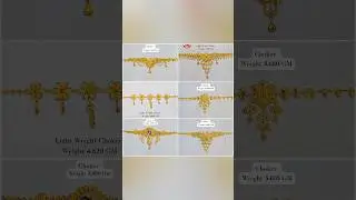 Latest Gold Bridal Choker Necklace designs #shorts #gold #choker