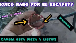 Cómo solucionar un ruido raro en el escape de mi moto