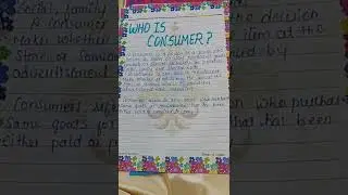 Project on consumer rights| Links in description