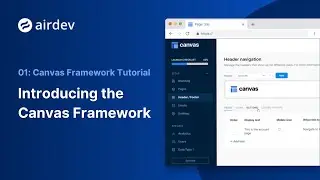 Canvas Framework Tutorial: Introducing the Canvas Framework [1/8]