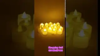 Warm Color Led Candle - Flameless Led Candle - Battery Operated Led Candle ( Shopping Gali )