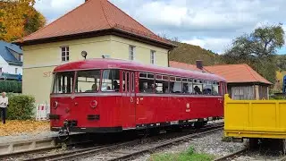 VT95 BR 795 Schienenbus DB Streitberg Dampfbahn fr&auml;nkische Schweiz DFS Spur 1 Treffen 18.10.2025