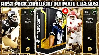 FIRST PACK ZIRKLUCK! ULTIMATE LEGENDS MEL BLOUNT, CHARLES+LTDS GRIMM AND SEAU! | MADDEN 23