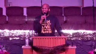 Pastor Edwrin Sutton preaching &ldquo;Get in your Element&rdquo;.