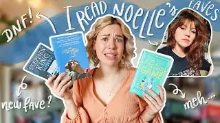 I read NOELLE GALLAGHER'S FAVORITE BOOKS... idk if we’ll be friends after this 😖