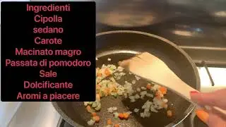 Rag&ugrave; dietetico semplice e sano