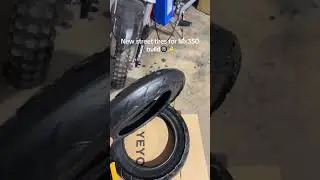 New street tires for Mx350 build🛞🤌 #razor #mx350 😄 #dirtbike #mini #mod #modded