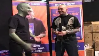 Erik Sprague the Lizardman at big boys toys in Auc