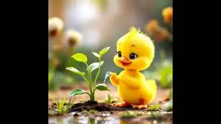 Baby Duck&rsquo;s Sunflower Quest: A Whimsical Pixar-Style Tale 🌻✨