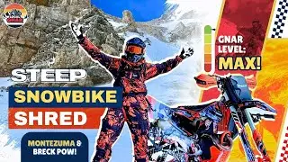 STEEP Backcountry Sled GNAR - Snowbike RIPS Montezuma & Breckenridge Back Bowls