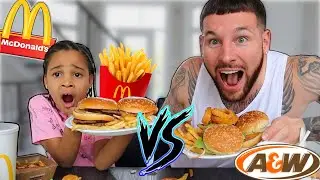 McDonalds vs A&W Challenge | FamousTubeFamily