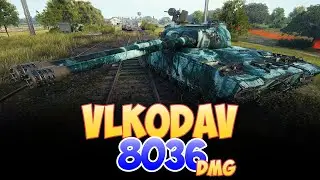 Vlkodav - 6 Фрагов 8K Урона • Мир Танков