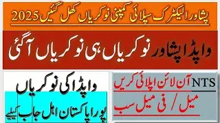 PESHAWAR ELECTRIC SUPPLY COMPANY PESCO JOBS 2025
