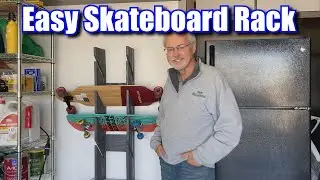 An Easy DIY Skateboard Rack