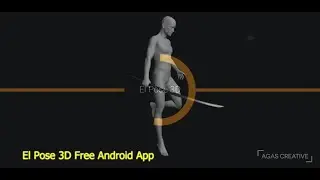 Katana Holding Model Test || El Pose 3D || Warrior || Samurai