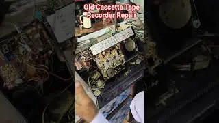 old Cassette Tape Recorder Repairing Service Centre Shop #old #cassette #secondhandmachines #repair