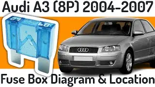 Audi A3 (8P) 2004-2007 | Fuse Box Diagram & Location