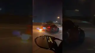 Boosted Performance 370z shoots massive flame 😳