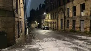 Magical Snowfall on a Historic Street in Bradford, UK | Winter Walk 4K ❄️ 