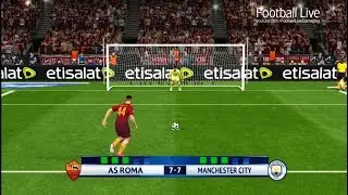 PES 2017 | AS Roma vs Manchester City | Penalty Shootout | UEFA Champions League