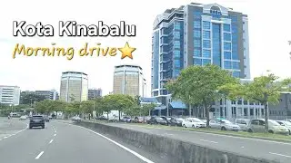 KOTA KINABALU DRIVING TO GAYA STREET FROM BULATAN SEMBULAN✨️