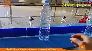 Eceng 6 cavity full-auto blowing machine for drinking water line high-speed operation in Algeria!