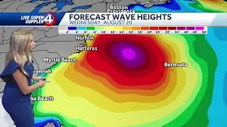 Hurricane Erin now a Category 4 storm, likely bringing impacts to East Coast next week