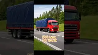 Heavy Duty PVC Tarpaulin Protecting Cargo on Highway Truck#PVCTarpaulin #TruckTarpaulin #TruckCover