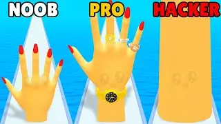 NOOB vs PRO vs HACKER in Softy Hand Runner