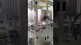 Automatic double head canned snack tin can closing machine, Servo metal canister seamer