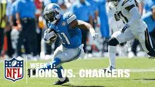 Lions Rookie RB Ameer Abdullah Breaks 24-Yard Run for TD | Lions vs. Chargers | NFL