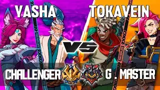 2XKO ▰ YASHA (Yasuo-Ahri) vs TOKAVEIN (Ekko-Vi) ▰ 2XKO Pro level replays