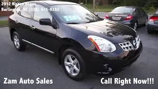 Used 2012 Nissan Rogue- Black- ZAM Auto Sales, LLC. 910 S. Church St. Burlington NC - $7,590