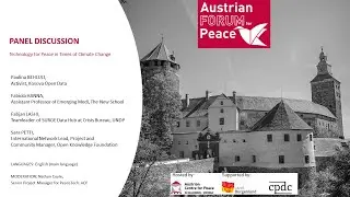 Panel Discussion: Technology for Peace in Times of Climate Change