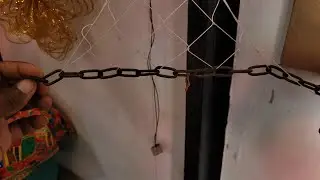 How to put the chain on a 4-point cast net #tutorial