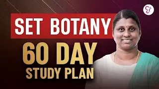 SET BOTANY 60 DAY STUDY PLAN | SET EXAM COACHING CLASS | KERALA SET EXAM 2026
