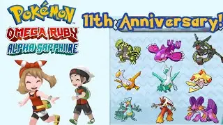 🎉Opening My Original Pok&eacute;mon Omega Ruby Save -- (ORAS 11 Year Anniversary)