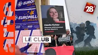 Diplomatie des otages, Sainte-Soline, jackpot &agrave; l&rsquo;EuroMillions : Le Club | 28 minutes | ARTE