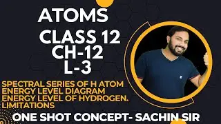 L-3 Spectral series of Hydrogen atom class XII Physics